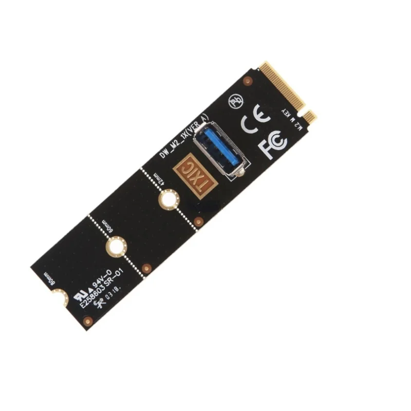 

NGFF M.2 to USB3.0 Converter Adapter Graphic card Extender Card M.2 NGFF to PCI-E X16 Slot Transfer Card Mining m2 Riser Card