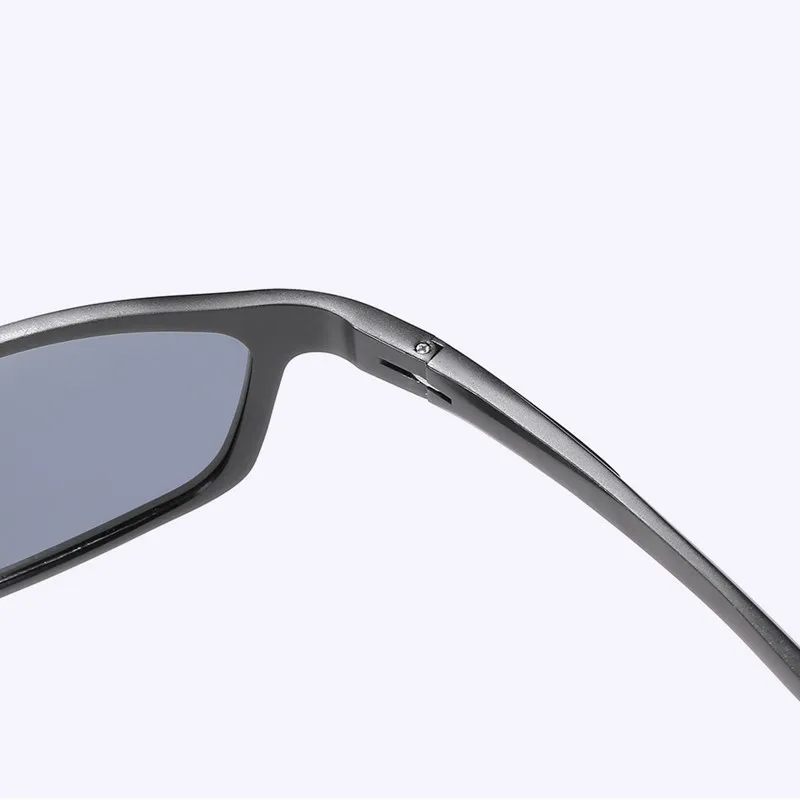 Мужские солнцезащитные очки с поляризацией в оправе из алюминия и магния|Мужские