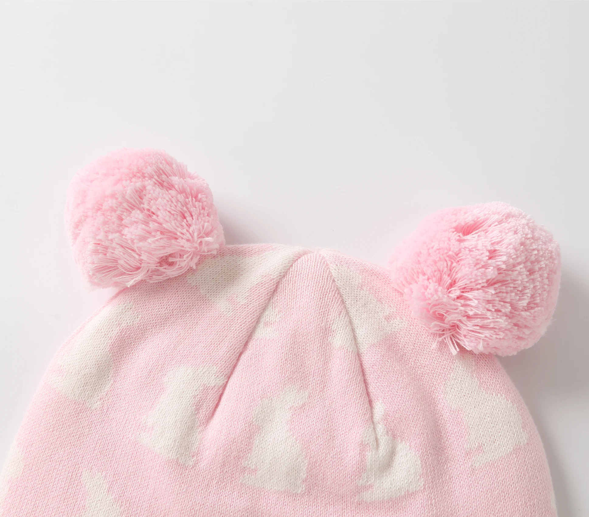 Симпатичная детская хлопковая шапка с мультяшным рисунком для маленьких девочек