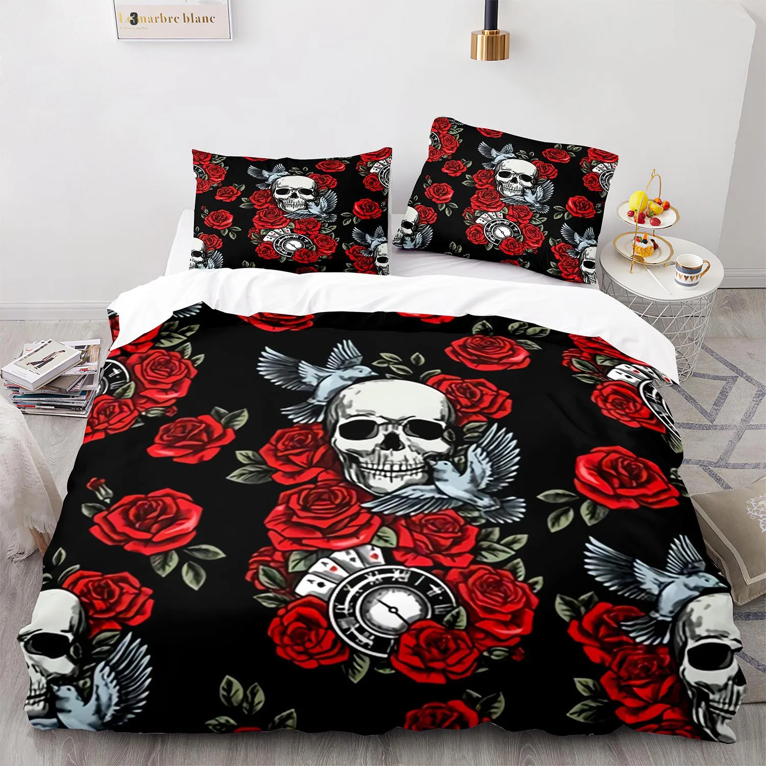 Комплект постельного белья Dark Skeleton королевский комплект односпальный