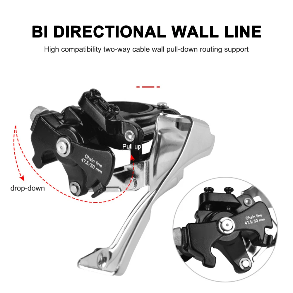 

Bicycle Speed Dial Set Lightweight MTB Bicycle Cycling Front Rear Finger Dial Shift Derailleur Cycling Equipment