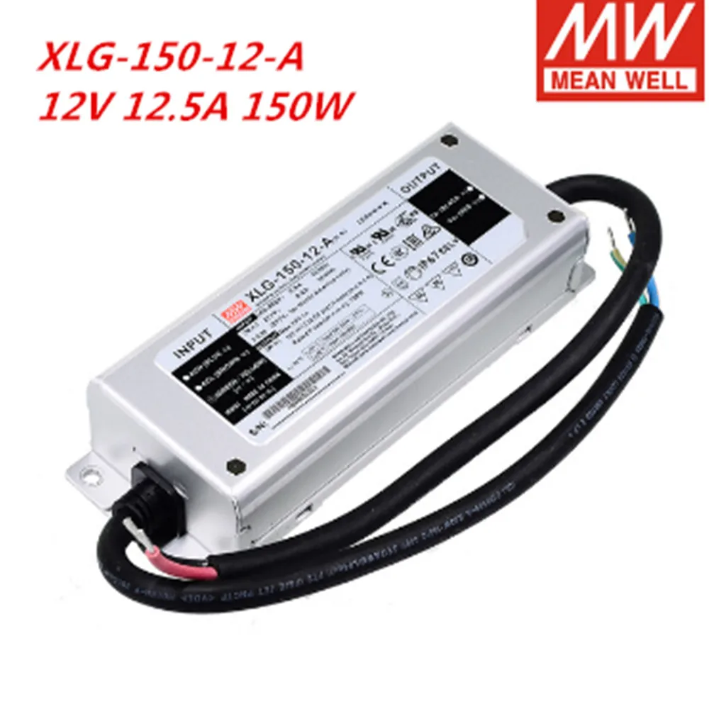 Бренд MEAN WELL представляет XLG-150 12V/24 V/H/L-A светодиодный постоянной мощности