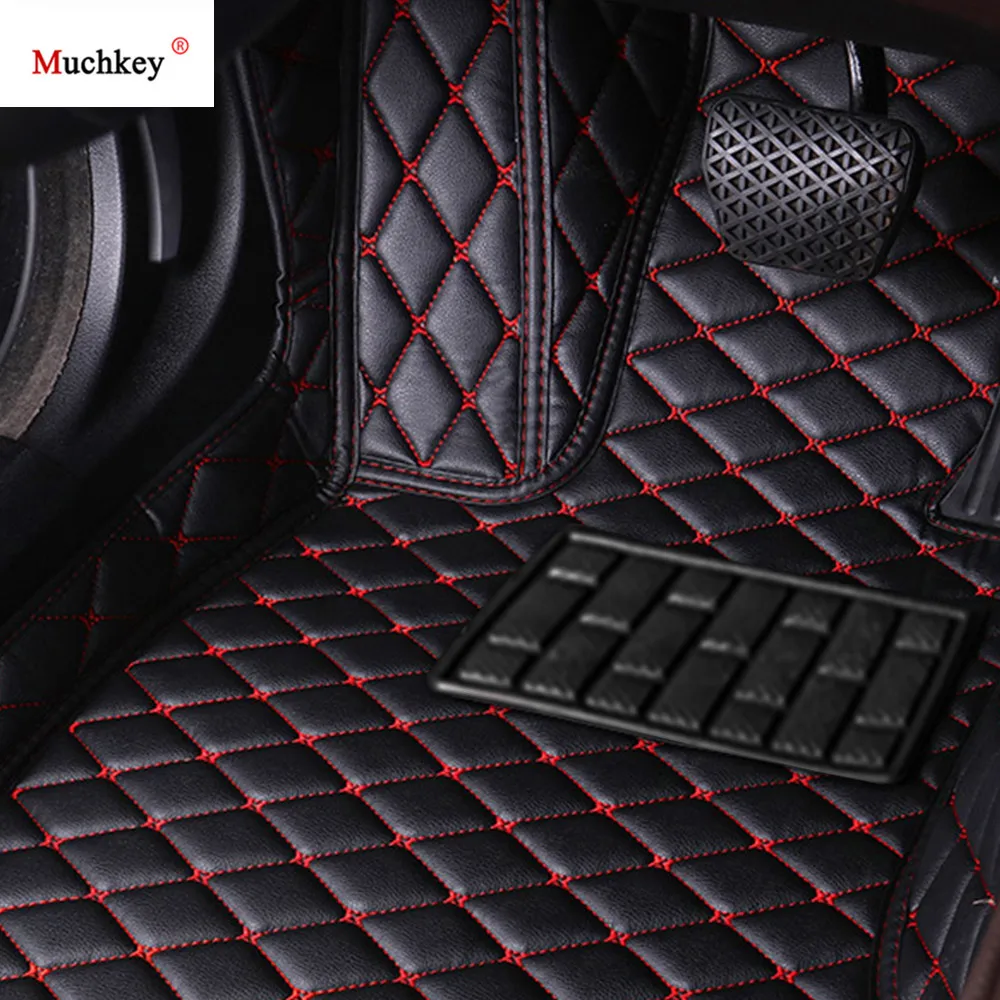 Пользовательские зимние автомобильные коврики для Mitsubishi Montero 1995 1996 1997 1998 1999 2000 2001 2002 2006 кожаные коврики автозапчасти