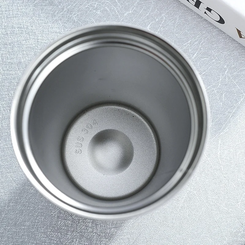 

500ML Stainless Steel Cup with Straw Lid Coffee Mug Beer Mugs Tea Cup Outdoor Camping Travel Cups Double Insulation Cup