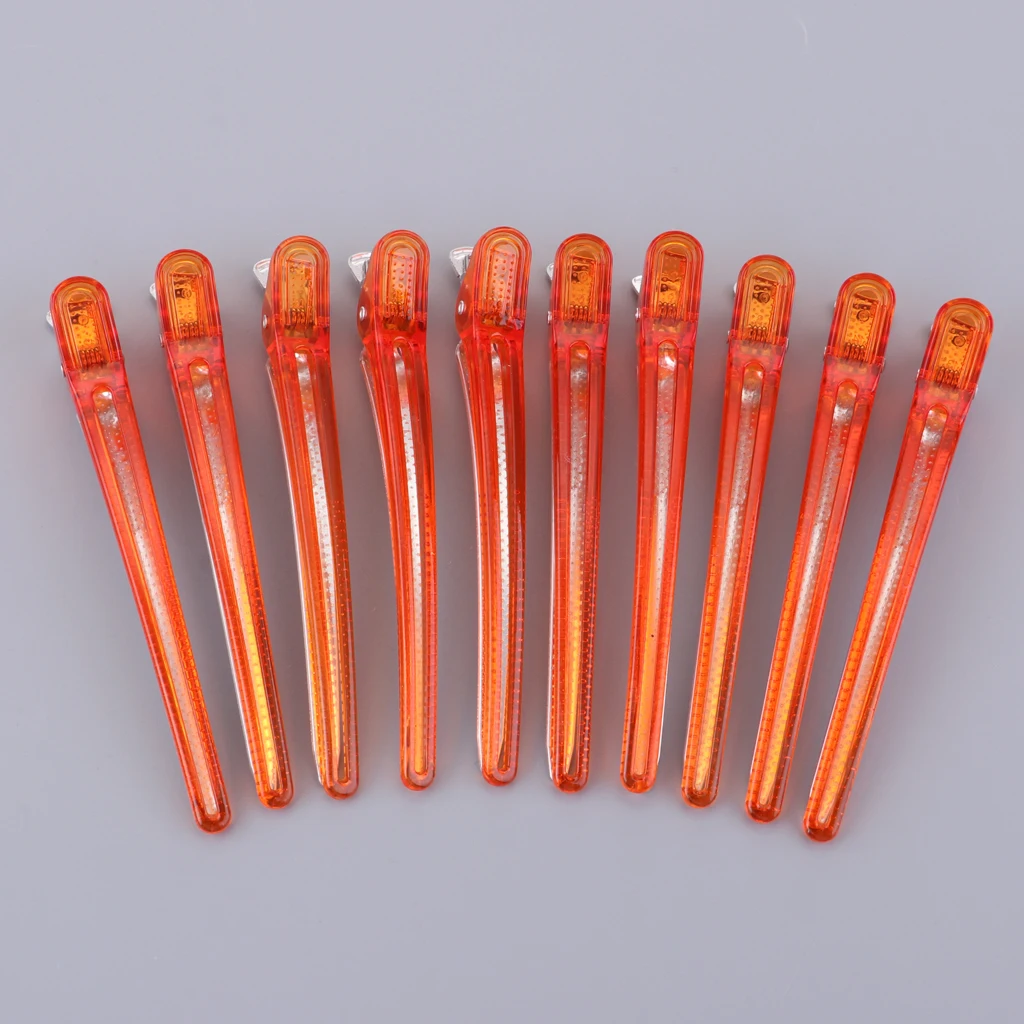

MagiDeal 10 Pcs Fashion Hair Clips No Bend Hair Bangs Clip Hair Section Clip