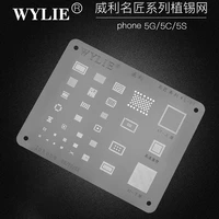 wylie wl 07 bga reballing stencil for iphone 5 5s 5c a7 baseband cpu ram nand usb charger wifi power pmic ic chip 1610a1 1610a3