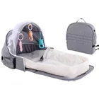 Портативная детская кроватка для новорожденных складная детская кроватка для путешествий Защита от солнца москитная сетка дышащая спальная корзина с игрушками