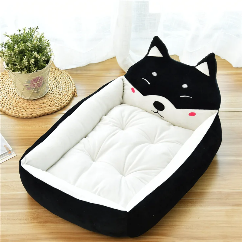 

Dog Beds In The Shape of A Cute Animal for Large and Medium Dogs Accessories for Large Dogs House Kennel Anti-stress Sofa