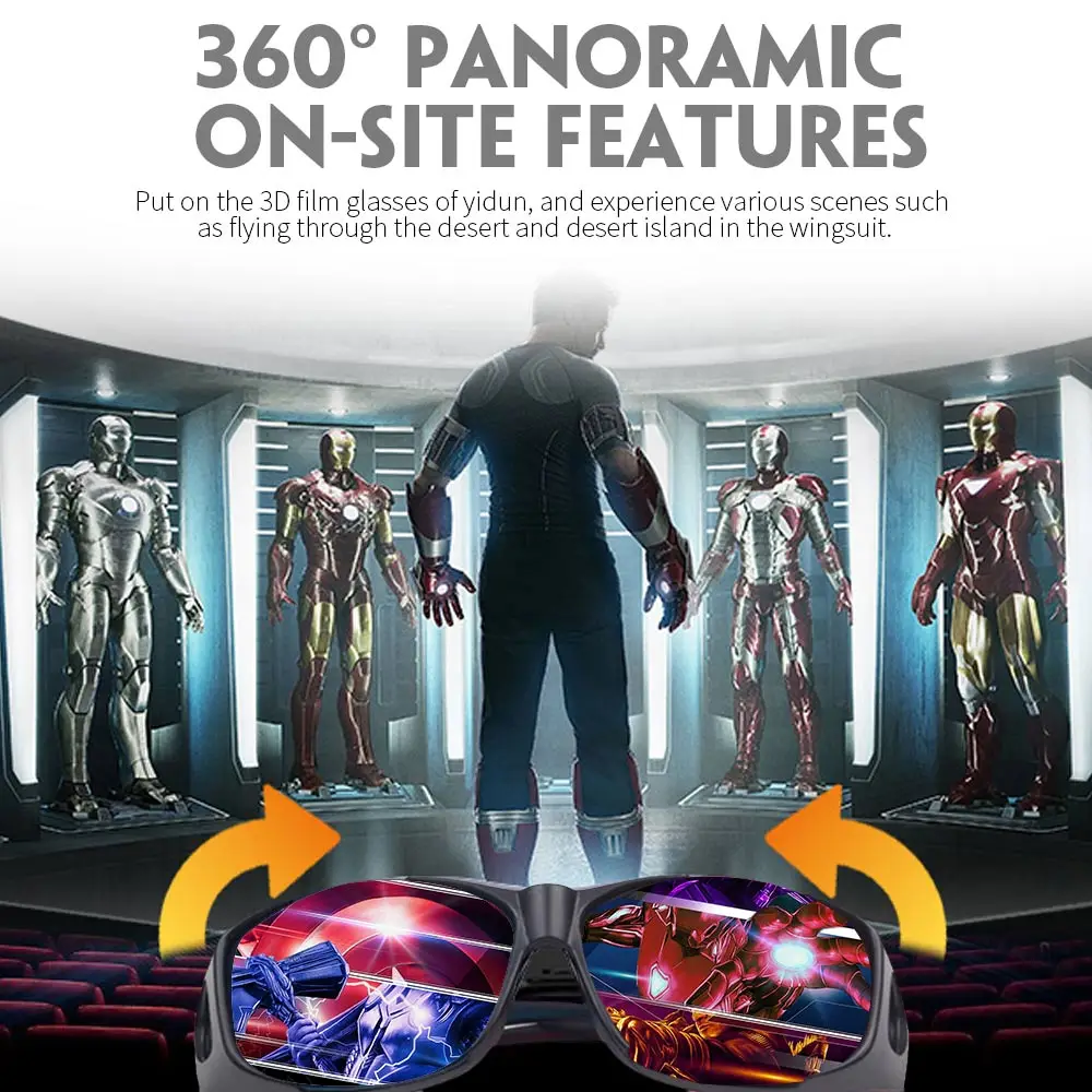 2 шт. новые модные Универсальные 3d очки красного и синего цвета пластиковые для