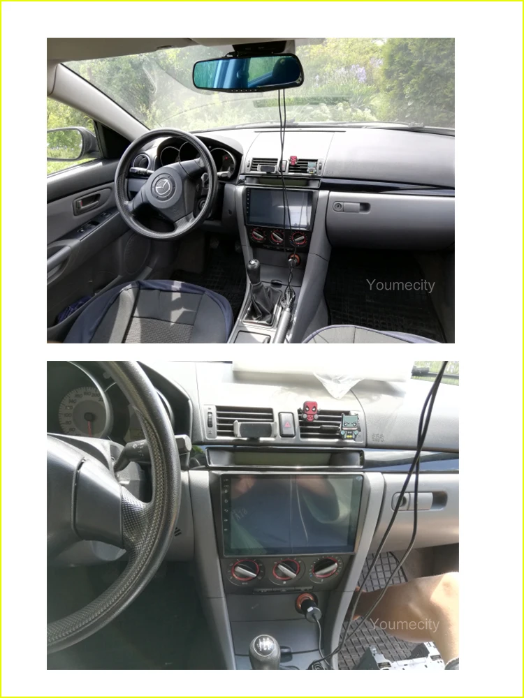 Восьмиядерный автомобильный dvd-плеер для Mazda 3 2005 2006 2007 2008 Android 9,0 2GRAM 32GROM радио gps Навигация BT wifi карта wifi Navitel