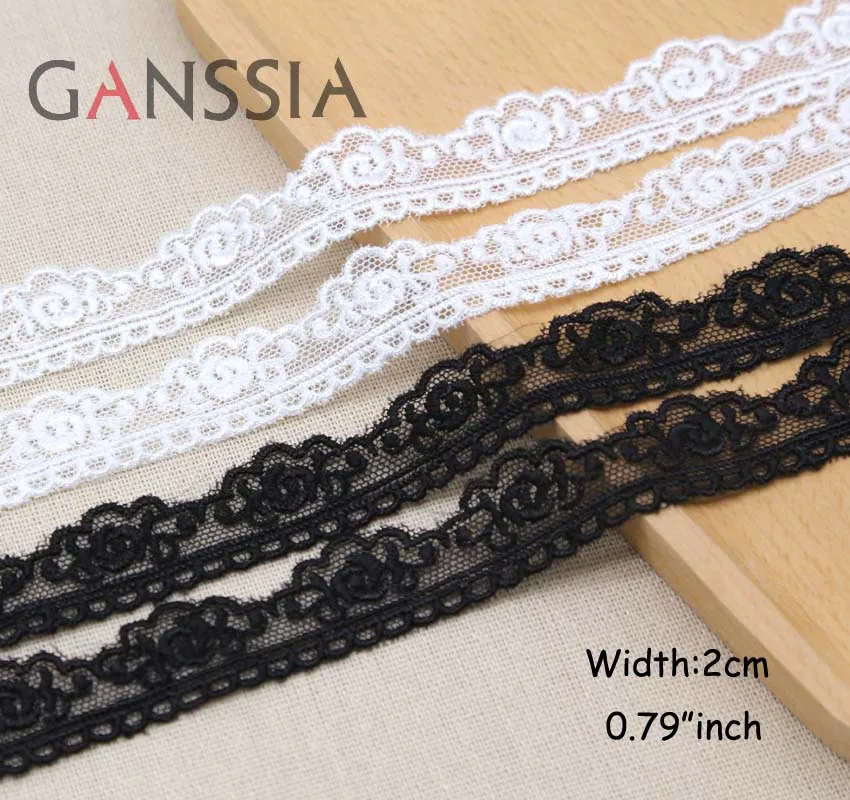 1 ярд/лот Ширина: 2 см Винтаж маленький розовое Сетчатое кружевное платье с