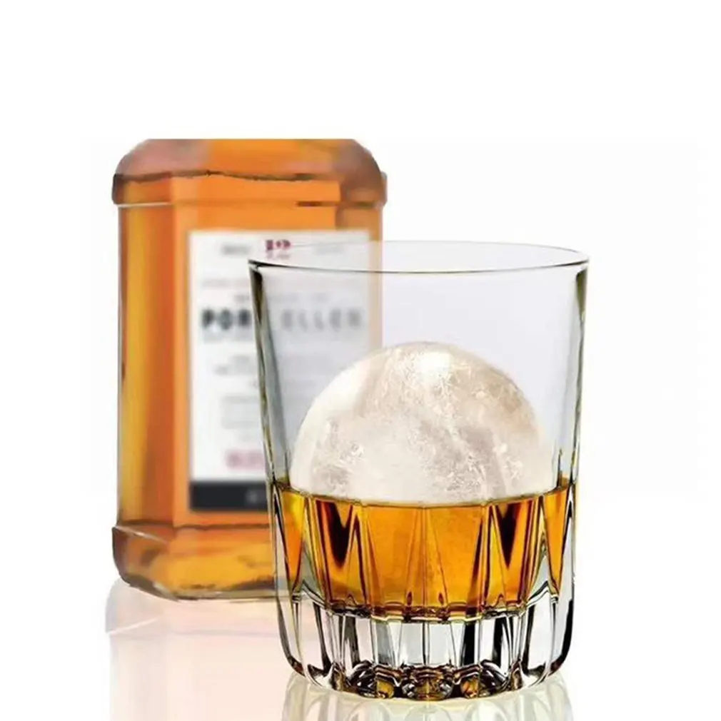 

4-cavity Spherical Ice Cube Mold Durable Non-toxic Large Ice Cube Mold Easily Release Round Ice Cube Diy Box