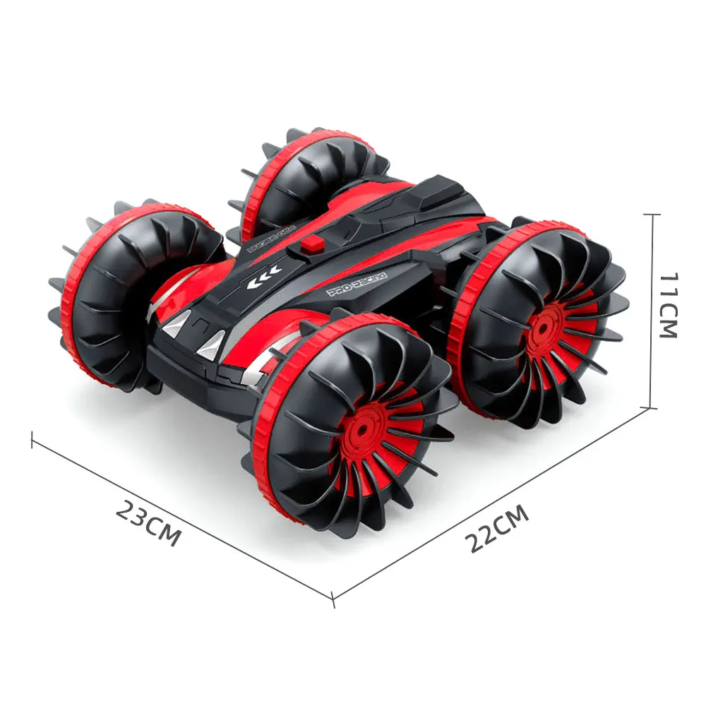 Автомобиль амфибия детский с дистанционным управлением вращающийся на 360