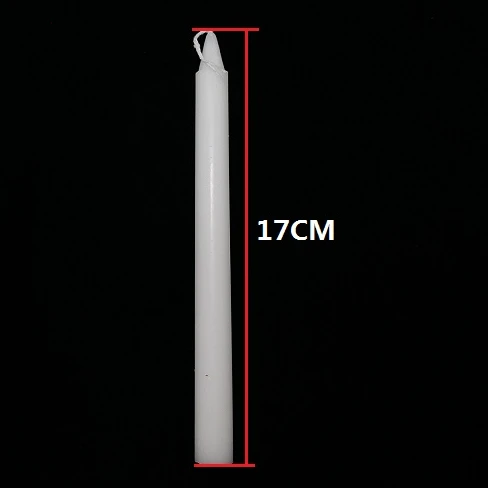 Обычная свеча белая свеча для украшения дома 10 шт./пакет - Цвет: 17CM