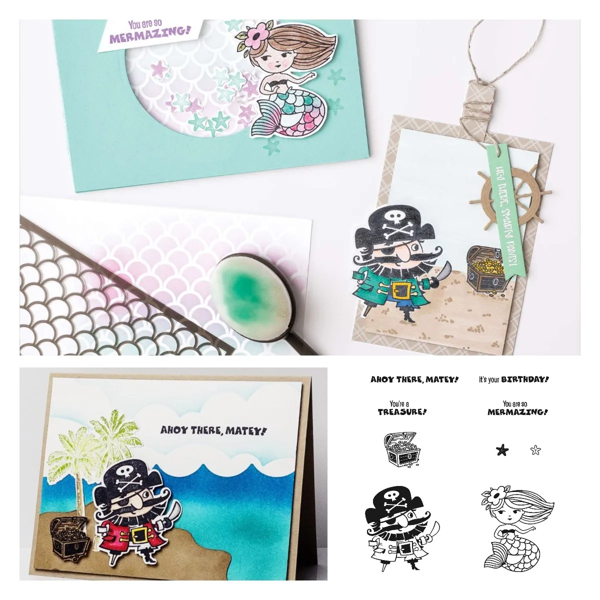 

Corsair Princess Mermaid Metal Cutting Dies Stamp DIY Scrapbooking Paper Craft DIY Album Sheets Greeting Handmade 2021 New