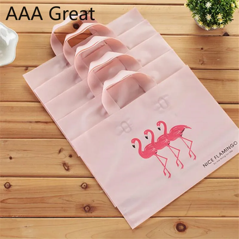 Пластиковые пакеты для покупок в супермаркете с ручкой 50 шт./лот | Дом и сад