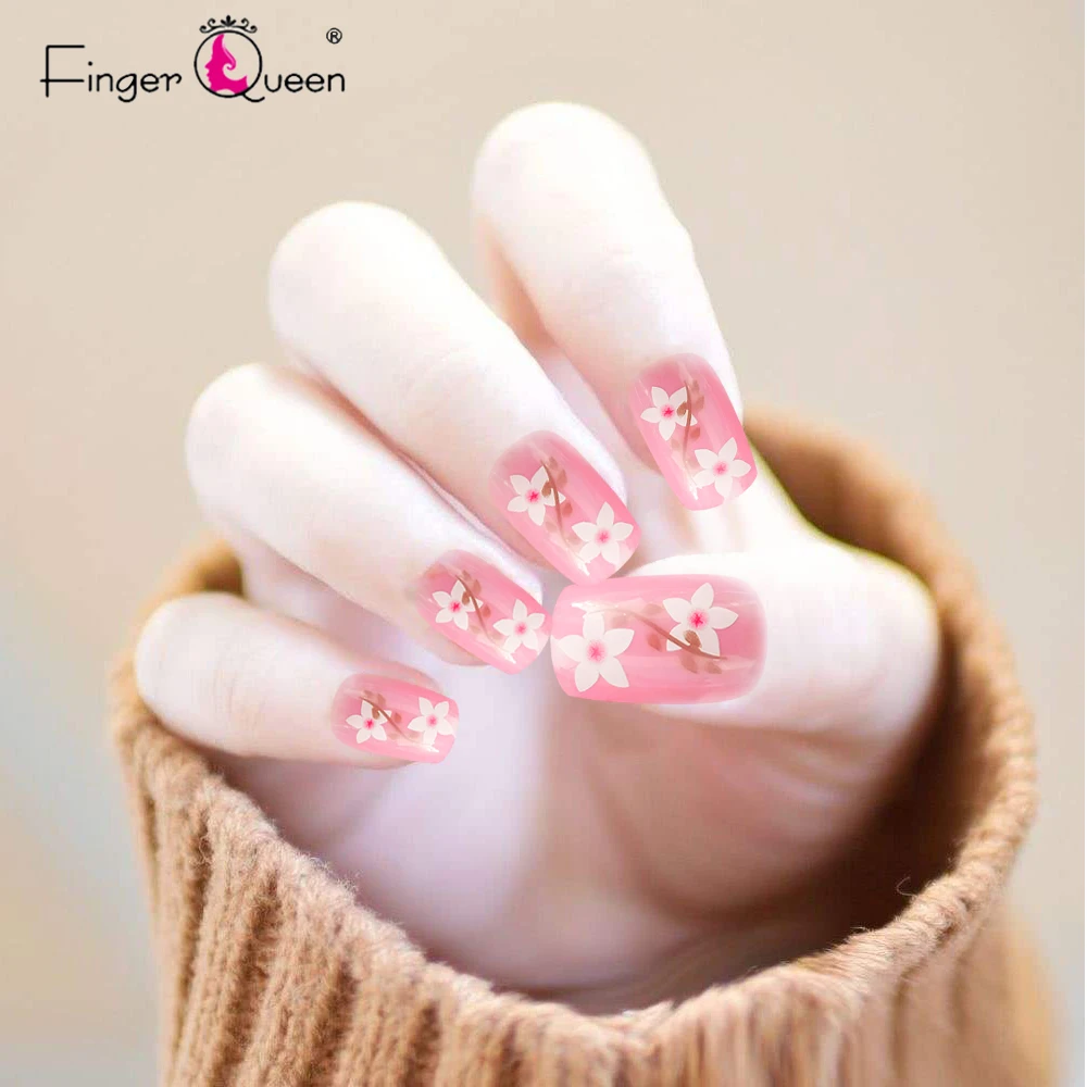 Нейл арта Ассорти Стиль накладные ногти из акрила для французского маникюра