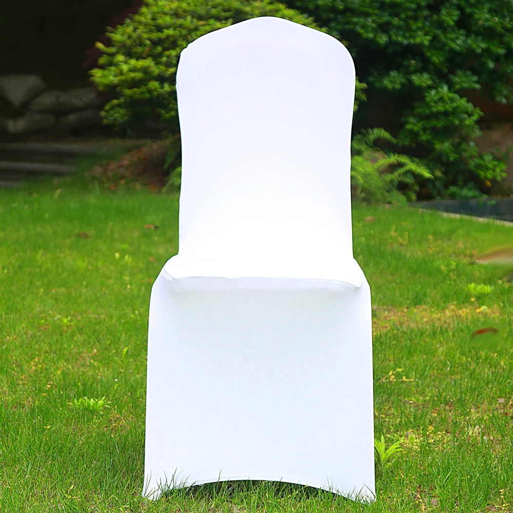 50/100 шт Универсальный пятизвездочных отелей белые чехлы на стулья для офиса супер