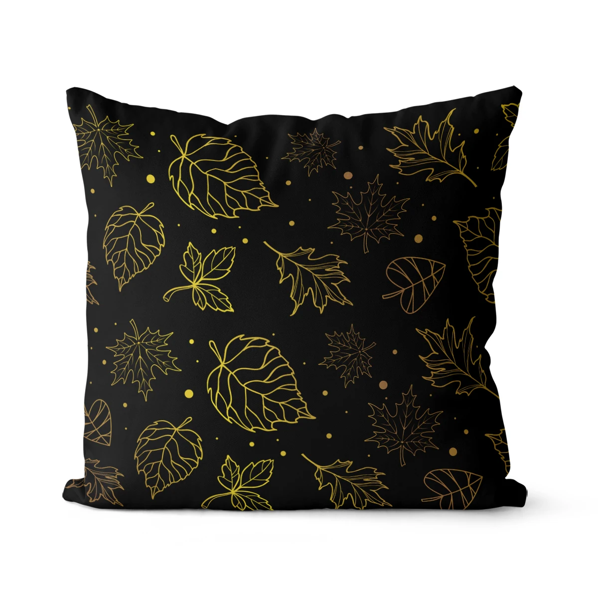 

Plant pattern square pillowcase pure cotton linen pillowcase party home decoration sofa cushion cover 45x45cm 40x40cm