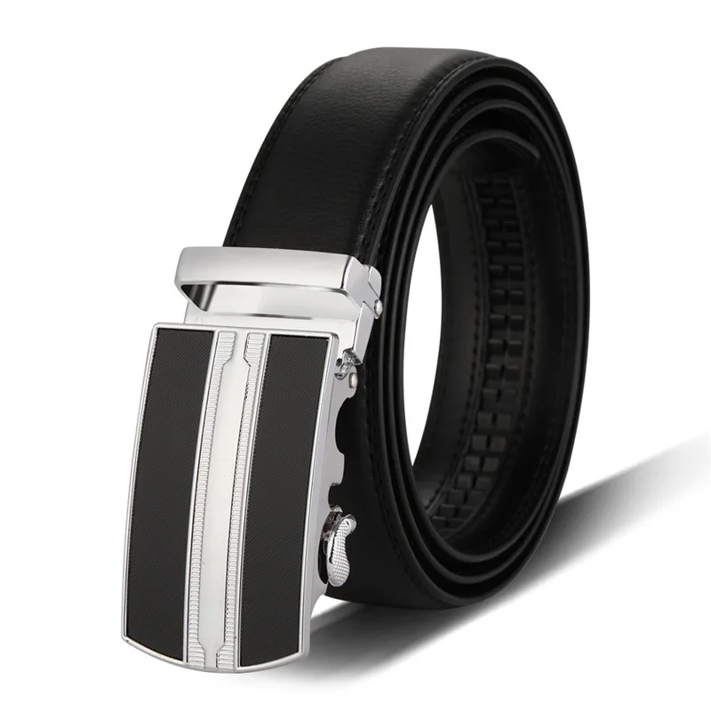 

ashion Youth All-Match Cowhide Korean Style Trendy Men's Trouser Belt Autumn And Winter New Belt Men's Leather Automatic Buckle