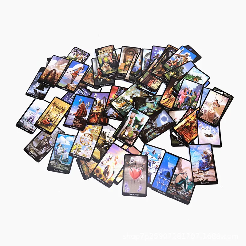 

2020 New Destiny Divination Witch Tarot Multiplayer Poker Board Game Family Interactive Children's Educational Toy FT026