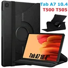 Чехол с откидной крышкой на 360 градусов для Samsung Tab A 7 10,4 2020 T500 T505, Магнитный чехол из ПУ кожи для Samsung Tab A7 10,4 T500 T505
