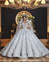 hot mariage dresses new top luxurious princess ball gown wedding dresses with sweetheart neck line vestido de novia sirena