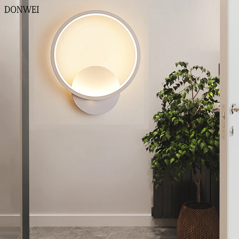 

12 Вт акриловый светодиодный настенный светильник для спальни, рядом с настенным светильник для дома, ванной комнаты, гостиной, коридора, дек...