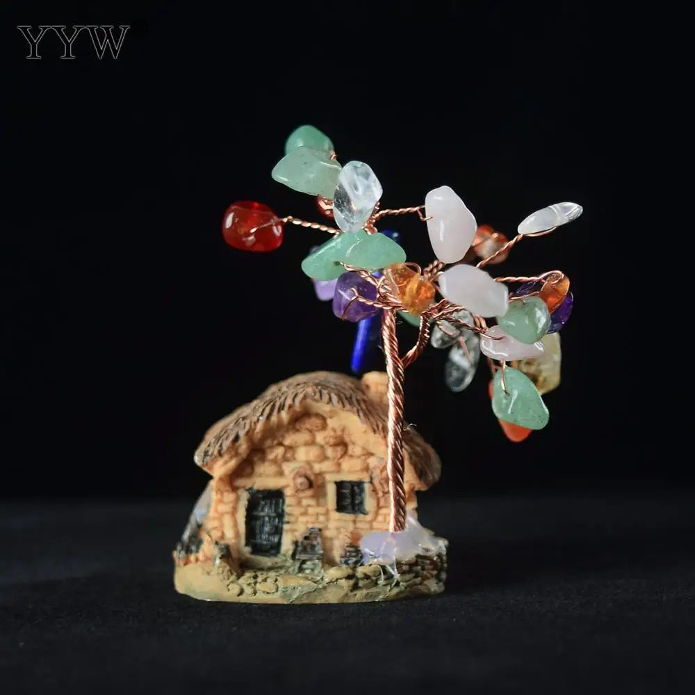 Натуральные хрустальные украшения на удачу в стиле ретро маленькие и