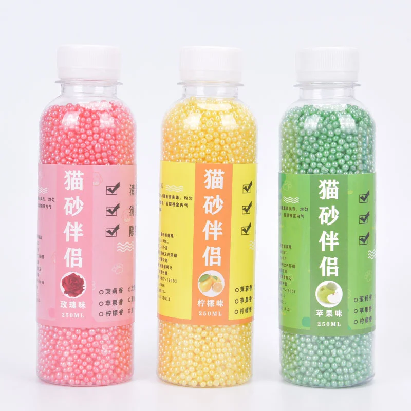 

250ml Cat Litter Deodorant Beads Odor Activated Carbon Absorbs Pet Removaling Excrement Stink Deodorizing Cleaning Supplies