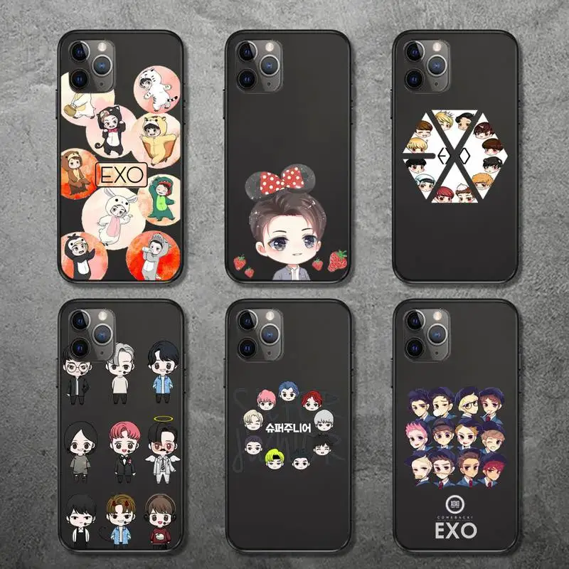 

Super junior kpop Phone Case for iPhone 12 11 mini pro XS MAX 8 7 6 6S Plus X 5S SE 2020 XR