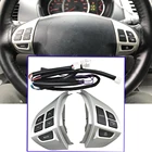 Новые высококачественные автомобильные стильные кнопки для M itsubishi ASX Lancer многофункциональные кнопки управления рулевым колесом с кабелями