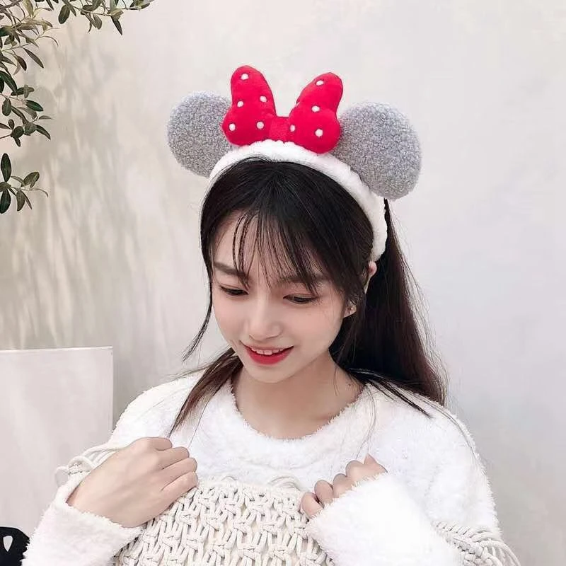 

Female Washing Makeup Hair Holder Headbands Fashion Women Girls Hair Accessories Headwear Cute Ears Bow Designer Headband New