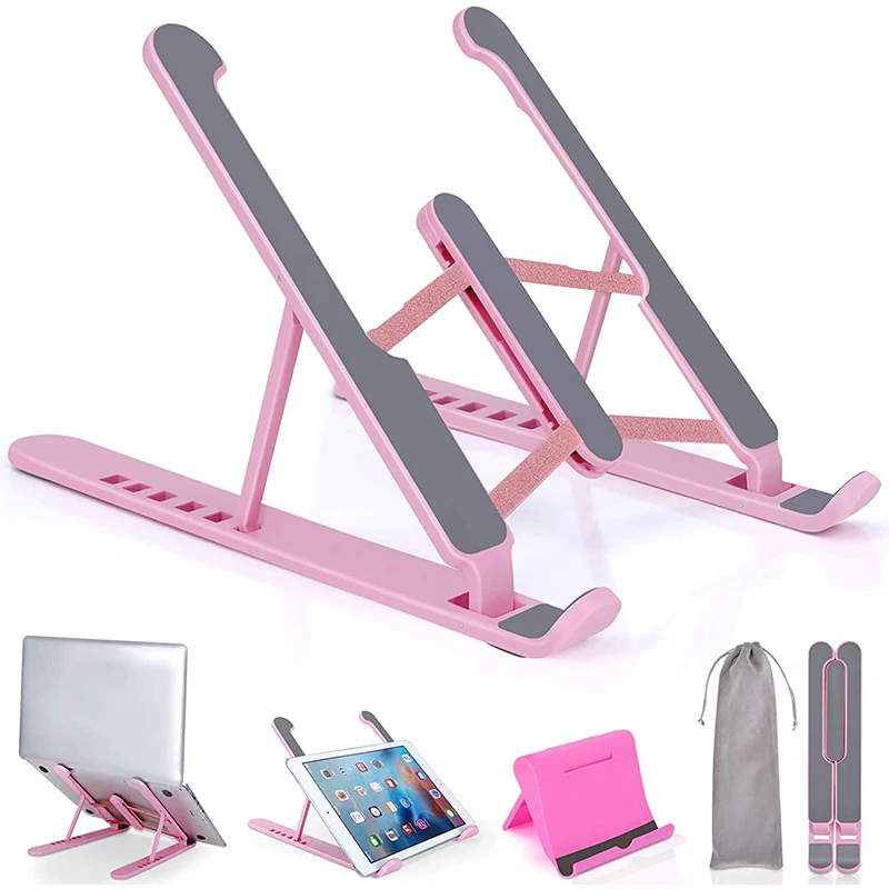Portable Laptop Stand Adjustable Holder Riser Computer for Desk Notebook Mount with Phone | Автомобили и мотоциклы
