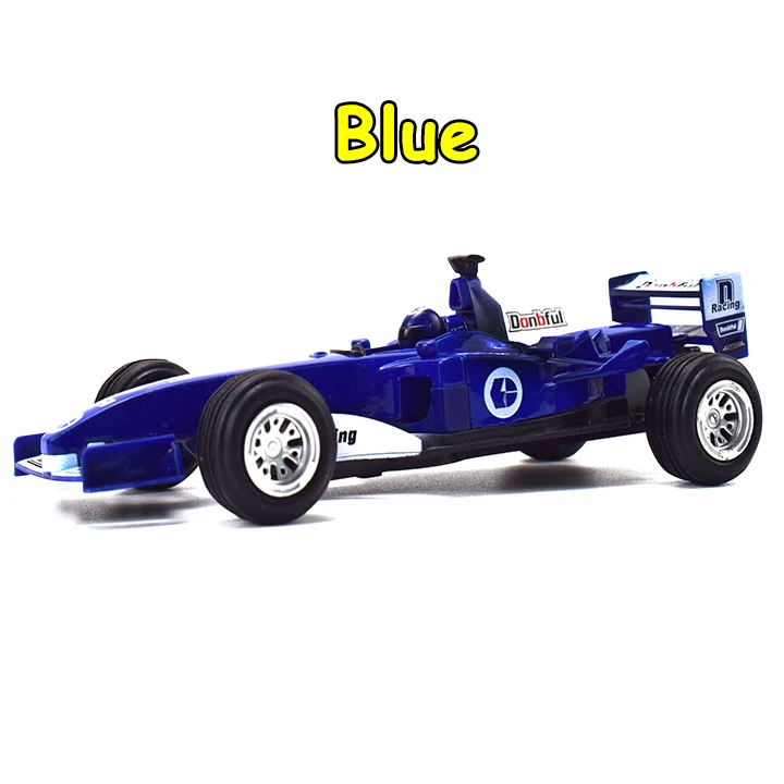 1 шт., детские игрушечные машинки из сплава, F1 Formula 1, гоночная Модель литья под давлением, игрушечный автомобиль, развивающие игрушки для мальчиков - Цвет: Blue
