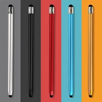 14cm universal pencil double dual silicon head touch capacitive screen stylus caneta capacitiva pen for ipad tablet smartphone