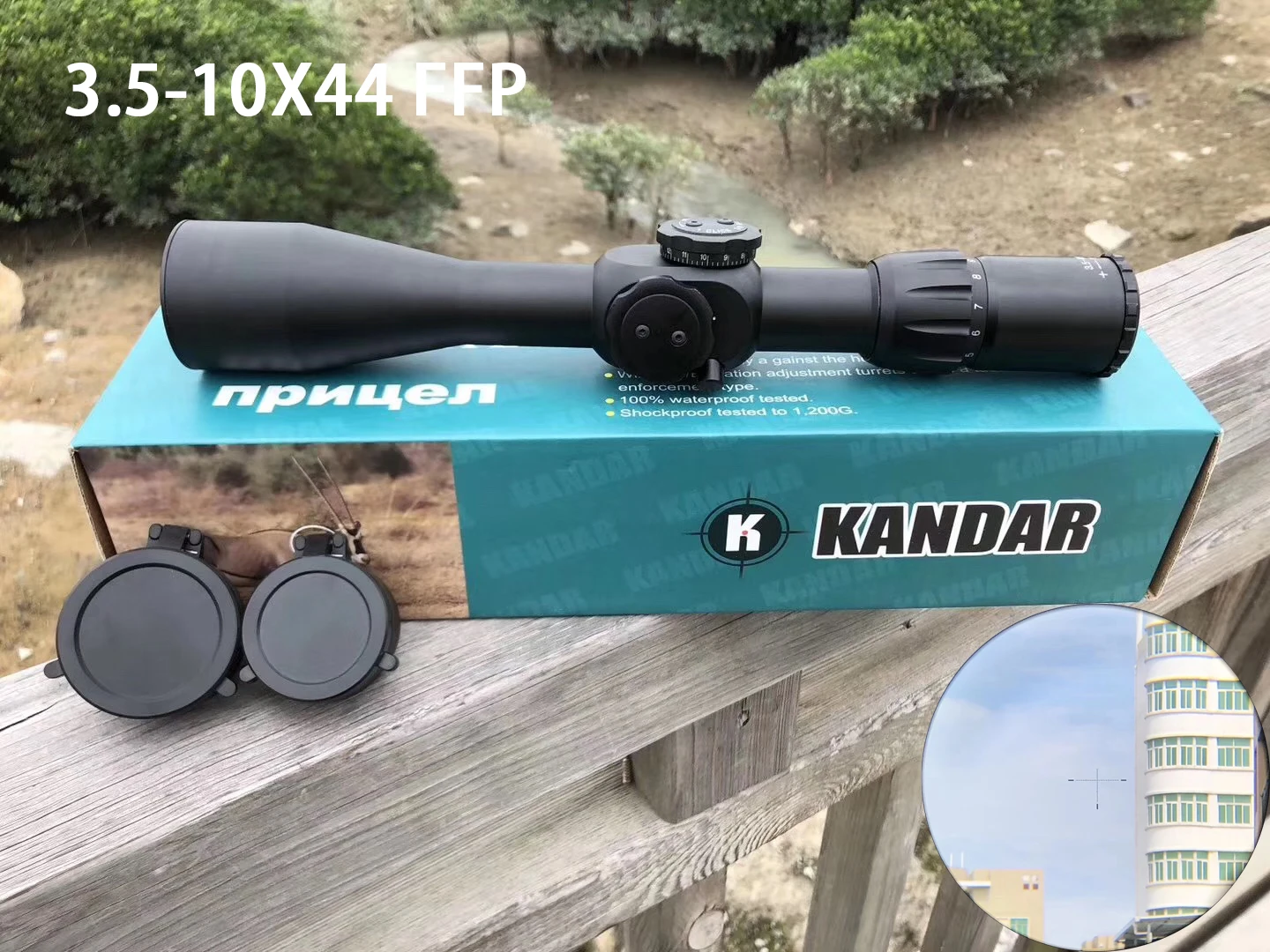 Охотничий прицел 3,5-10X44 FFP прицел с красной точкой первая фокальная плоскость оптика с 11 или 20 мм Rail черный прицел