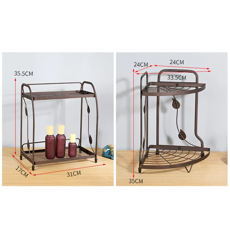 Железная угловая полка кухонные принадлежности стеллаж для хранения ванная