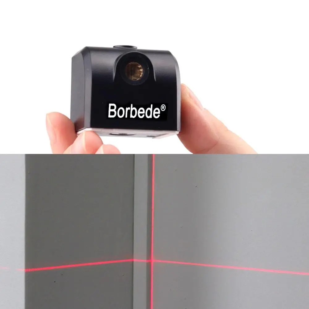 Borbede Mini 2 Cross лазерный измеритель уровня Красные линии вертикальный