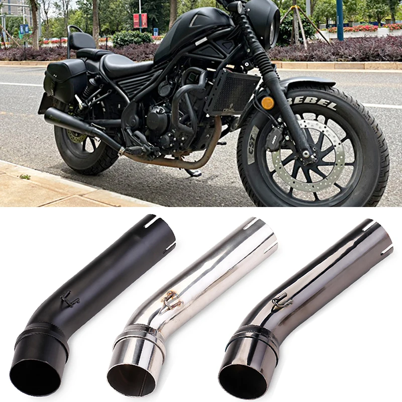 

Rebel CMX300 CMX500 Motorcycle Exhaust Modified Middle Link Pipe For Honda CM 300 CMX 500 Rebel 300 500 2017 2018 2019 2020 2021