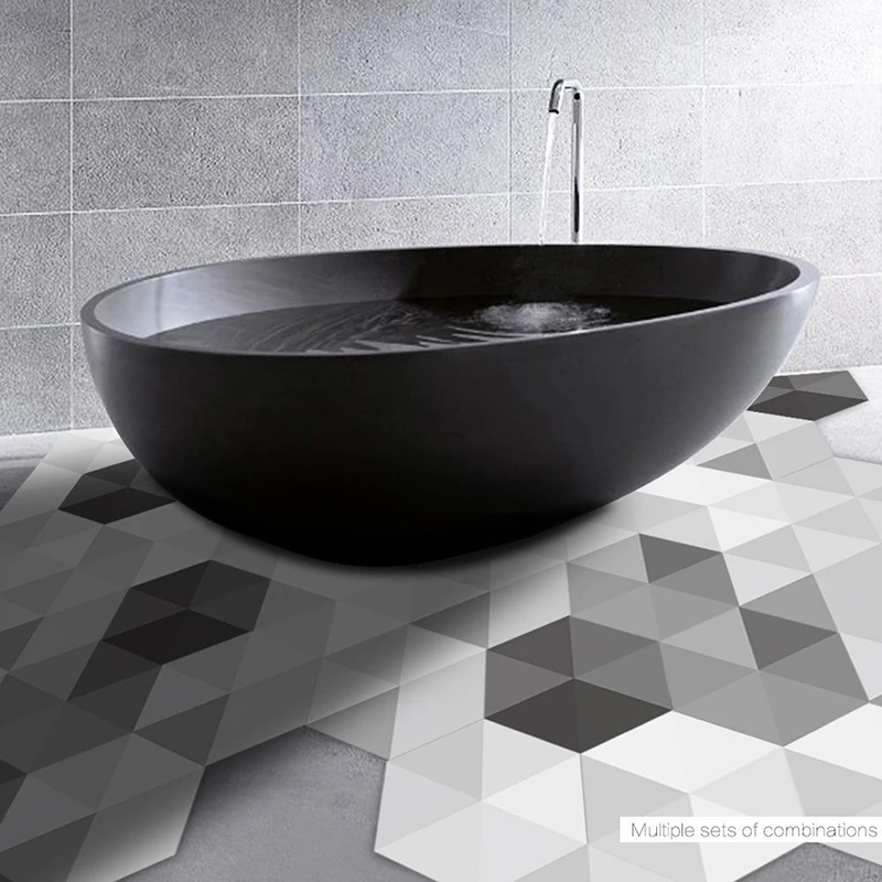 10 шт./компл. креативные настенные Стикеры черный белый серый геометрический