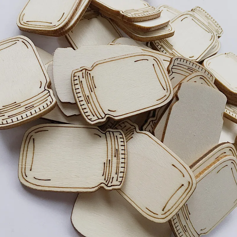 20 шт. в форме бутылки из натурального дерева сделай сам скрапбукинги