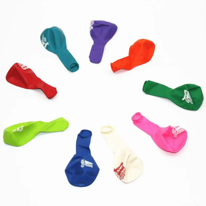 

50Pcs Latex Balloon Room Party Decoration Holiday Supplies Party Layout Atmosphere Props Random Colors Home Printed Birthday