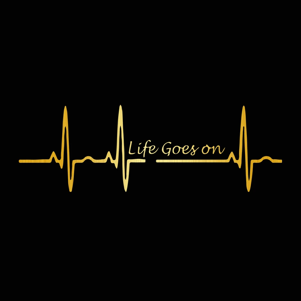 17 5 см * 8 автомобильные наклейки и Life Go On виниловые на окна двери для