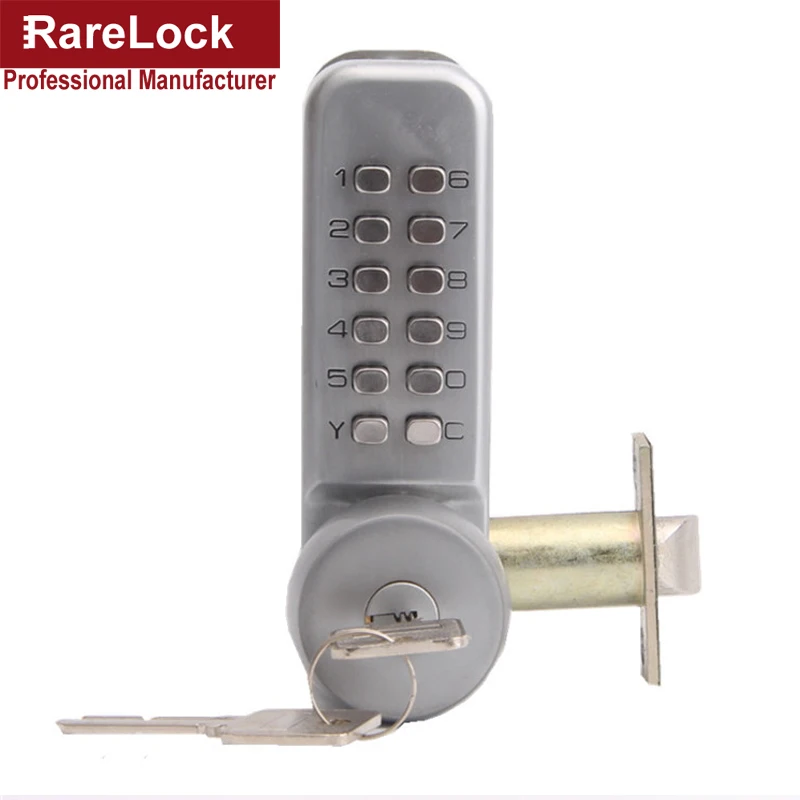 Замок дверной комбинированный с ключами для офиса гостиницы зданий школы|lock with