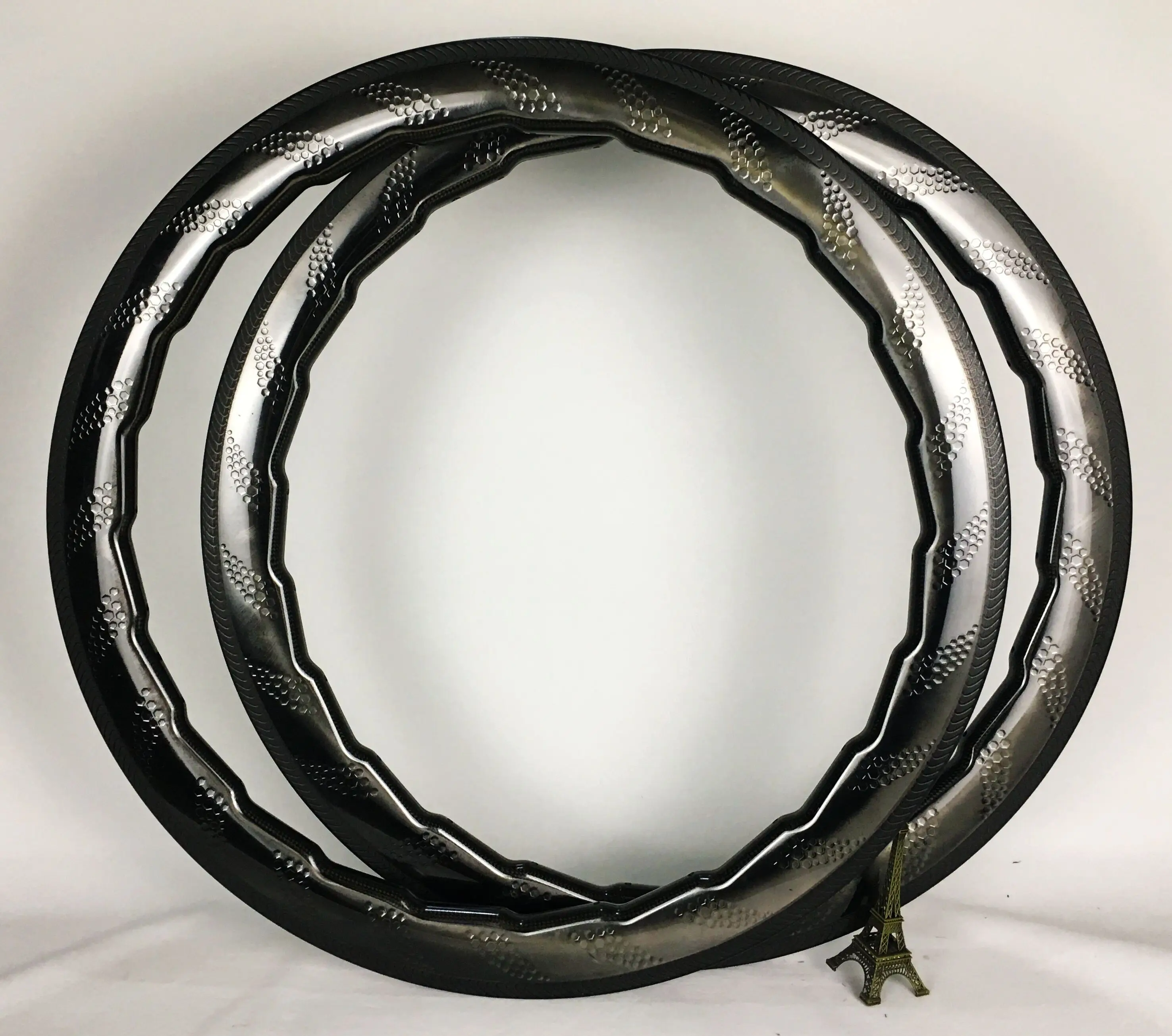2 rims 20 and 24hole Бескамерные 58 мм Dimple карбоновые колеса, дорожный велосипед Колесная пара, 700C обод велосипеда V-brake carbon wheelset - Цвет: 2 rims 20 and 24hole