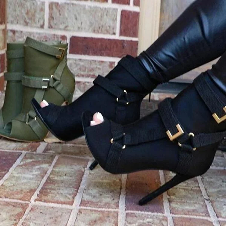 

New Fashionable Drop Shipping On Sale Shoes Woman Peep Toe Patchwork Thin High Heels INS Hot Women Sandals Big Size 43