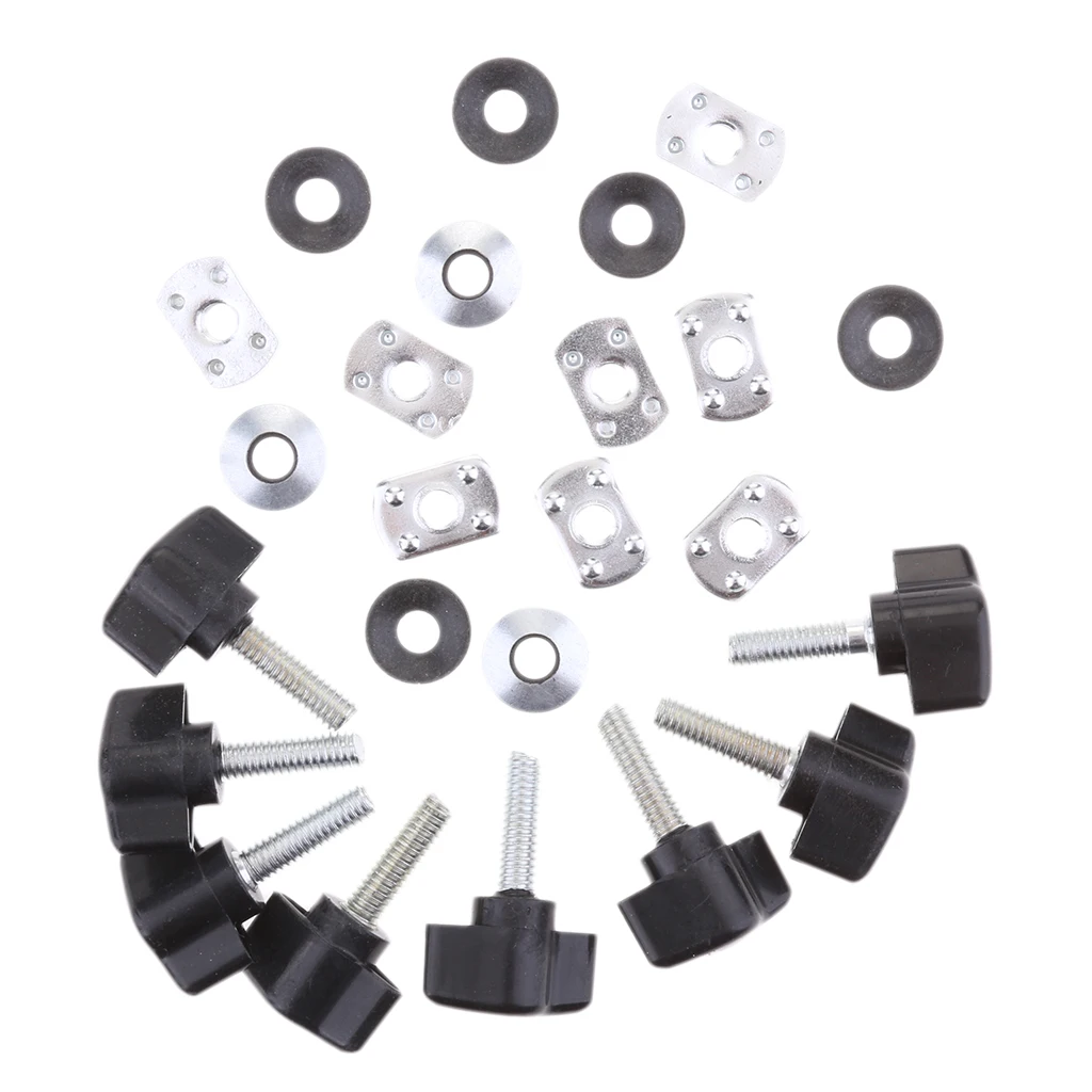 8 комплектов Быстросъемных жестких крепежных болтов гайки комплекты подходят