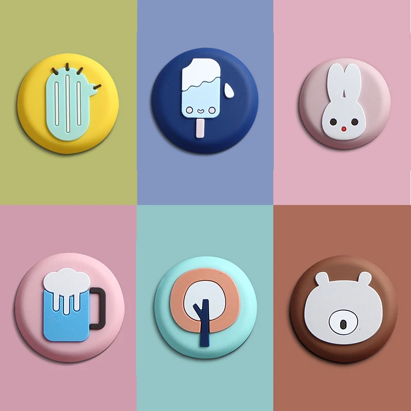 Милый мультяшный магнит на холодильник из смолы аксессуары для украшения дома