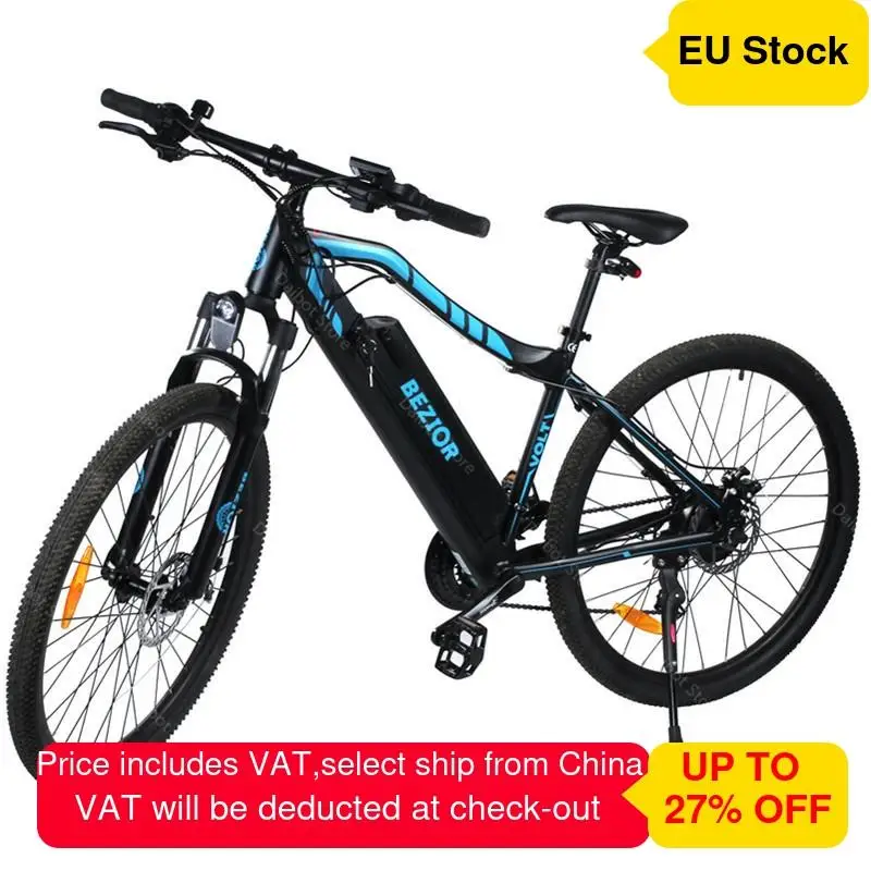 BEZIOR M1 электрический мопед 2 колеса электрические велосипеды 27 5 дюймов 250 Вт 48 в